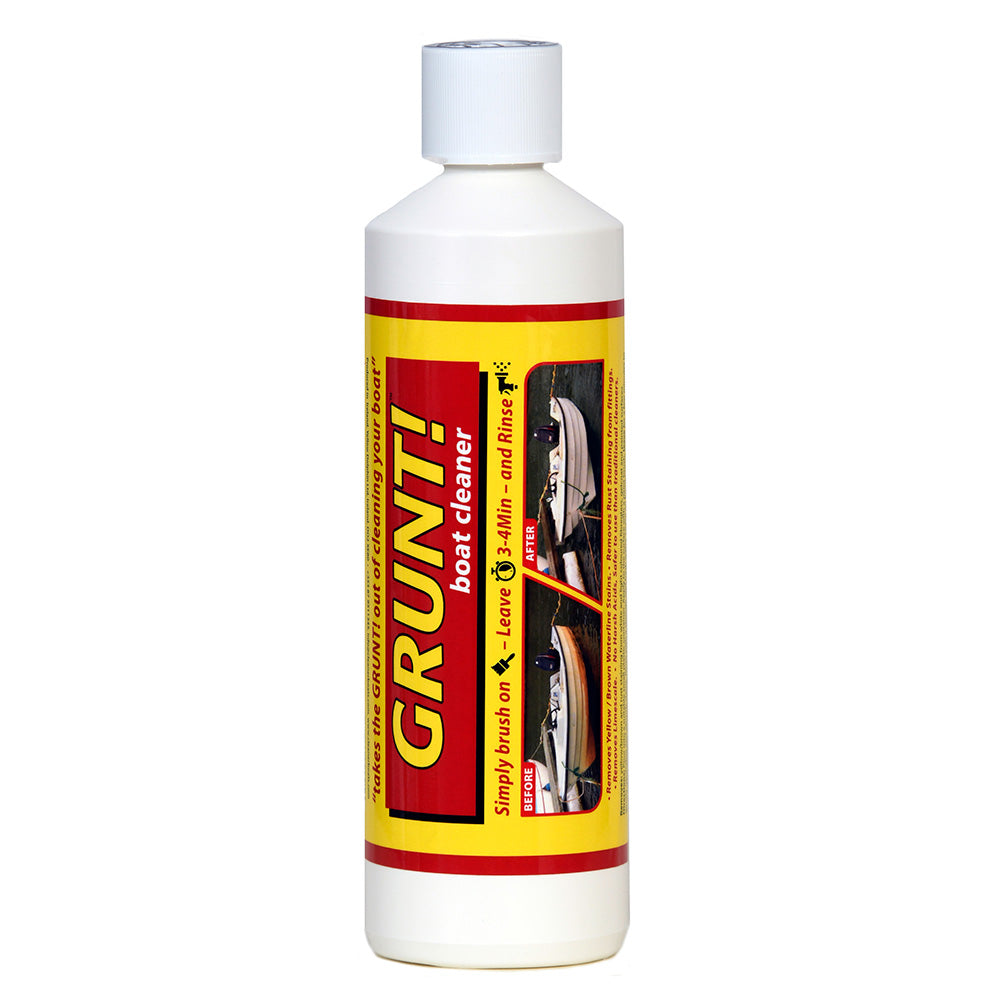 GRUNT! 16oz Boat Cleaner - Removes Waterline  Rust Stains [GBC16] - BuoyMart.com  Cleaning GRUNT!