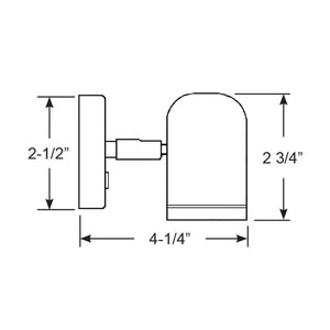 Scandvik LED Brass Reading Light - 10-30V [19052P] - BuoyMart.com  Interior / Courtesy Light Scandvik