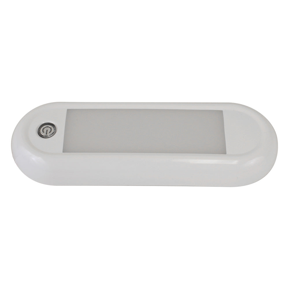 Scandvik 7" Oval Dome Light w/Switch  Dimming - 12/24V [41322P] - BuoyMart.com  Dome/Down Lights Scandvik