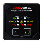 Fireboy-Xintex Two Zone Detection  Alarm Panel - 2-5/8" Display - 12/24V DC [FBD-2-R] - BuoyMart.com  Fume Detectors Fireboy-Xintex