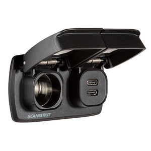Scanstrut Flip Pro Multi - Dual USB-C  12V Power Socket [SC-MULTI-F1] - BuoyMart.com  Accessories Scanstrut