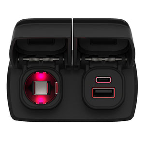 Scanstrut Flip Pro Duo - USB-A  USB-C w/12V Power Socket [SC-MULTI-F2] - BuoyMart.com  Accessories Scanstrut