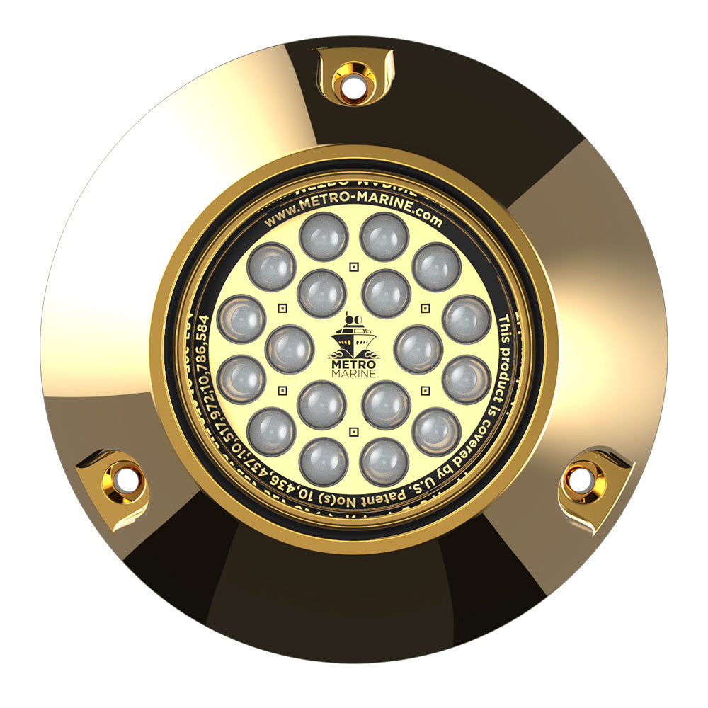 Metro Marine High-Output Submersible Underwater Light w/Intelligent Monochromatic LEDs - Blue, 45 Beam [F-BMR1-B3-45] - BuoyMart.com  Underwater Lighting Metro Marine