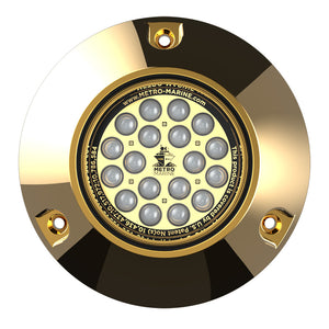 Metro Marine High-Output Submersible Underwater Light w/Intelligent Monochromatic LEDs - Blue, 45 Beam [F-BMR1-B3-45] - BuoyMart.com  Underwater Lighting Metro Marine