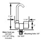 Scandvik Ceramic Family Tap w/Folding Spout - Chrome Finish [10180P] - BuoyMart.com  Accessories Scandvik