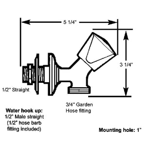 Scandvik SS Washdown Spigot [10187P] - BuoyMart.com  Washdown / Pressure Pumps Scandvik