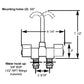 Scandvik Chrome Folding Spout Mixer [10474P] - BuoyMart.com  Accessories Scandvik