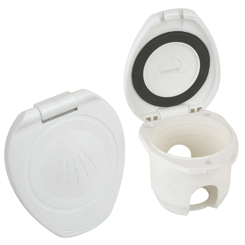 Scandvik Replacement White Cup  Cap f/Recessed Shower [12104P] - BuoyMart.com  Accessories Scandvik