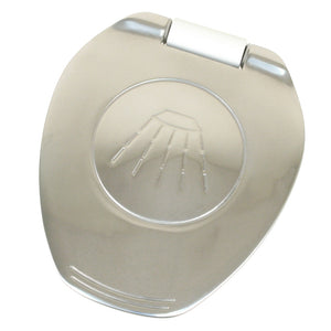 Scandvik White  SS Recessed Transom Shower Handle/Hose - Vertical/Horizontal Mount - 6 Hose [12131] - BuoyMart.com  Accessories Scandvik