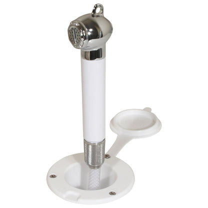 Scandvik Recessed Transom Shower w/6 Hose - White [10055P] - BuoyMart.com  Accessories Scandvik