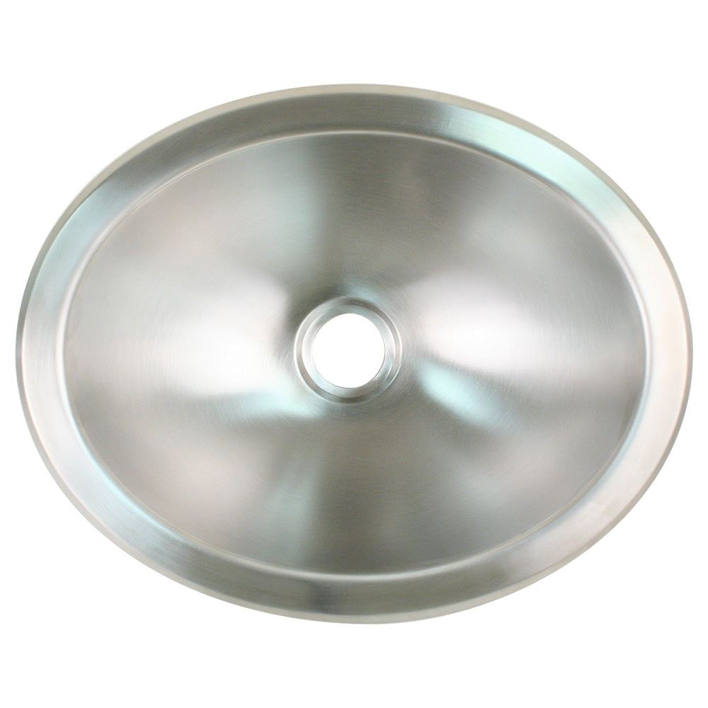 Scandvik Brushed SS Oval Sink - 13.25" x 10.5" [10281] - BuoyMart.com  Accessories Scandvik