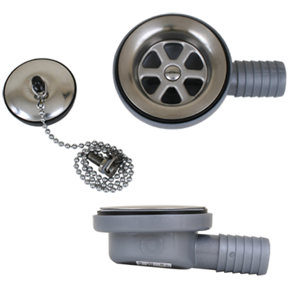 Scandvik Low Profile Drain Stopper - 1" Outlet [10306P] - BuoyMart.com  Accessories Scandvik