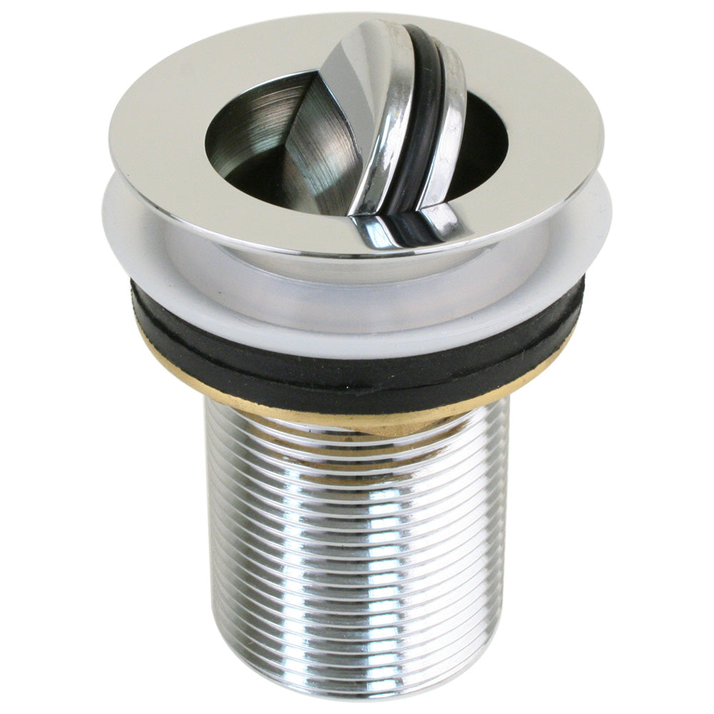 Scandvik Sink Drain w/Flip Stopper - Chrome Plated Brass [19006P] - BuoyMart.com  Accessories Scandvik