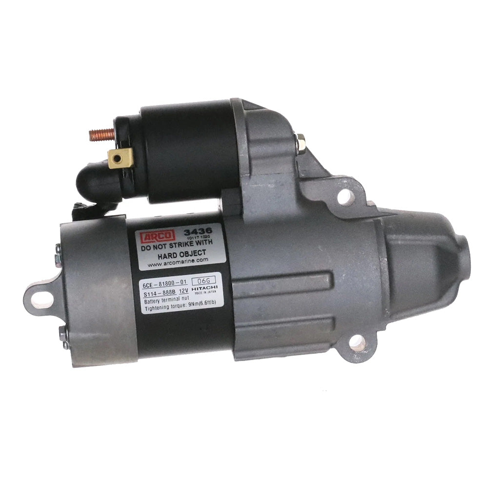 ARCO Marine Premium Replacement Outboard Starter f/Yamaha 200-300HP - 9 Tooth [3436] - BuoyMart.com  Starters ARCO Marine