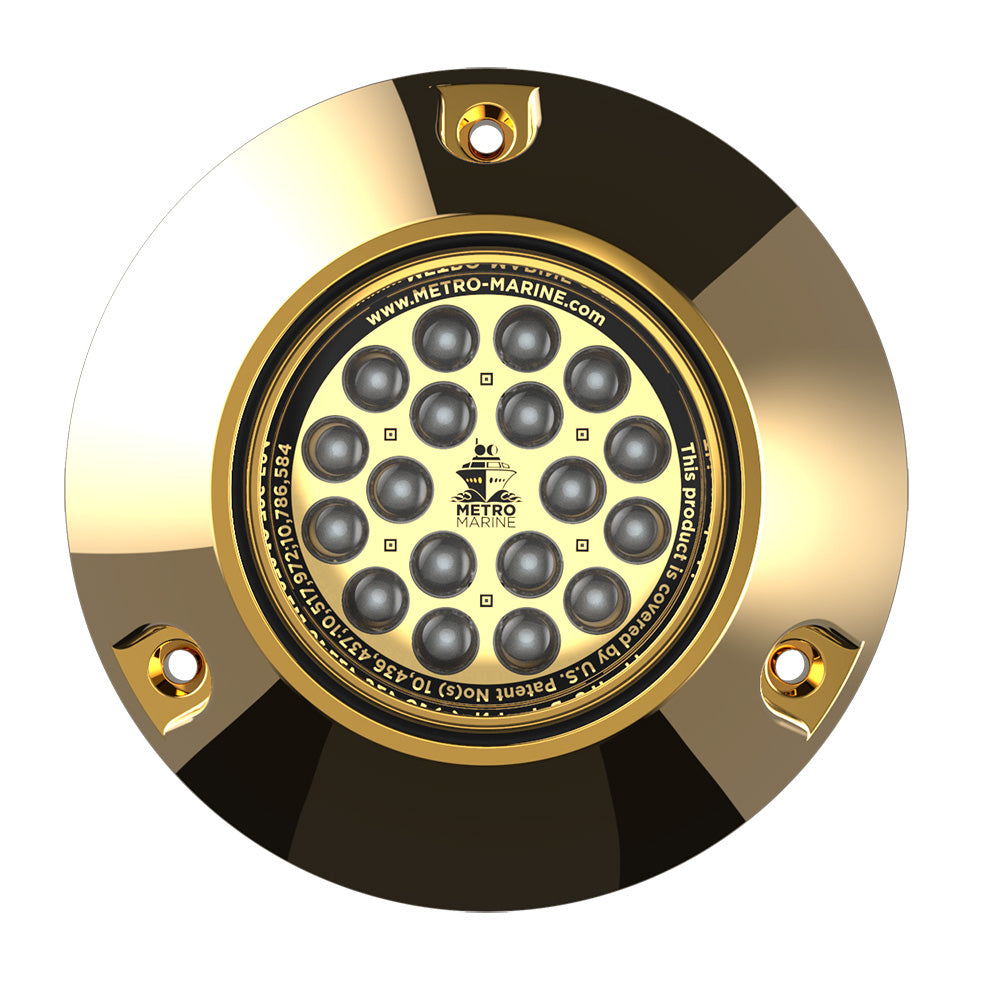 Metro Marine High-Output Submersible Underwater Light w/Intelligent Monochromatic LEDs - Blue, 90 Beam [F-BMR1-B3-90] - BuoyMart.com  Underwater Lighting Metro Marine