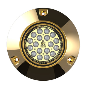 Metro Marine High-Output Submersible Underwater Light w/Intelligent Monochromatic LEDs - Aqua, 45 Beam [F-BMR1-A3-45] - BuoyMart.com  Underwater Lighting Metro Marine