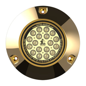 Metro Marine High-Output Submersible Underwater Light w/Intelligent Monochromatic LEDs - White, 45 Beam [F-BMR1-W3-45] - BuoyMart.com  Underwater Lighting Metro Marine