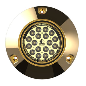 Metro Marine High-Output Submersible Underwater Light w/Intelligent Monochromatic LEDs - White, 90 Beam [F-BMR1-W3-90] - BuoyMart.com  Underwater Lighting Metro Marine