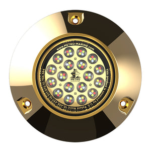 Metro Marine High-Output Submersible Underwater Light w/Intelligent Full Spectrum LEDs - RGBW, 90 Beam [F-BMR1-FS-90] - BuoyMart.com  Underwater Lighting Metro Marine