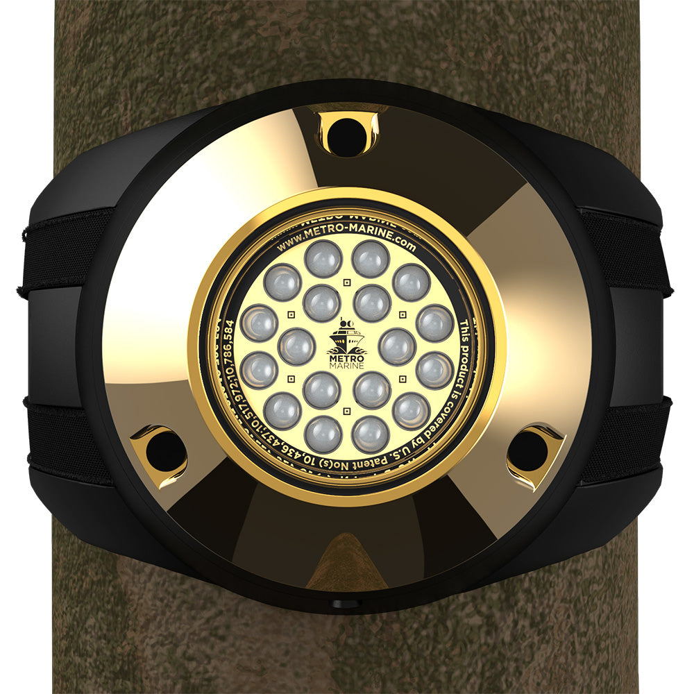 Metro Marine High-Output Piling Mount Underwater Light w/Intelligent Monochromatic LEDs - Blue, 45 Beam [F-PMR1-B3-45] - BuoyMart.com  Underwater Lighting Metro Marine