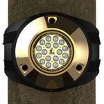 Metro Marine High-Output Piling Mount Underwater Light w/Intelligent Monochromatic LEDs - Green, 45 Beam [F-PMR1-G3-45] - BuoyMart.com  Underwater Lighting Metro Marine