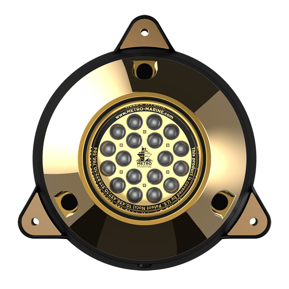 Metro Marine High-Output Surface Mount Underwater Light w/Intelligent Monochromatic LEDs - Green, 45 Beam [F-SMR1-G3-45] - BuoyMart.com  Underwater Lighting Metro Marine
