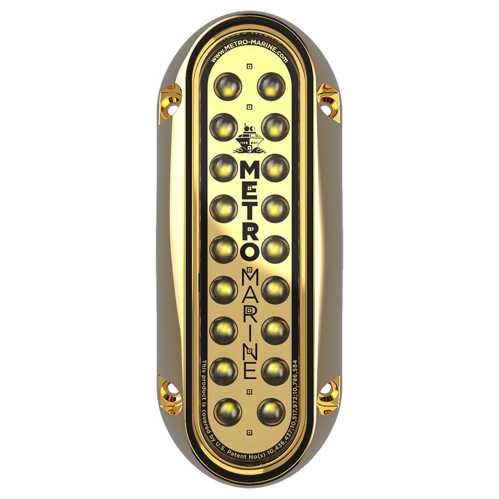 Metro Marine High-Output Elongated Vertical Mount Light w/Intelligent Monochromatic LEDs - White, 45 Beam [F-BME1-V-W3-45] - BuoyMart.com  Underwater Lighting Metro Marine