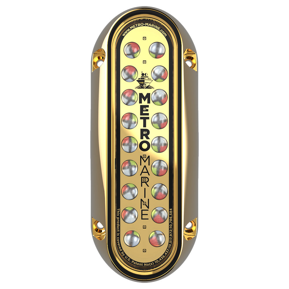 Metro Marine High-Output Elongated Vertical Mount Light w/Intelligent Full Spectrum LEDs - RGBW, 45 Beam [F-BME1-V-FS-45] - BuoyMart.com  Underwater Lighting Metro Marine