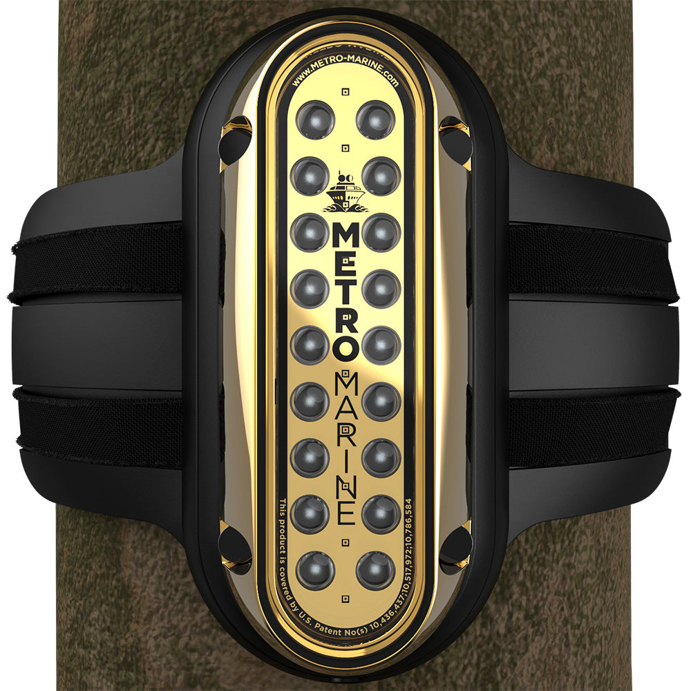 Metro Marine High-Output Vertical Piling Mount Light w/Intelligent Monochromatic LEDs - Aqua, 45 Beam [F-PME1-V-A3-45] - BuoyMart.com  Underwater Lighting Metro Marine