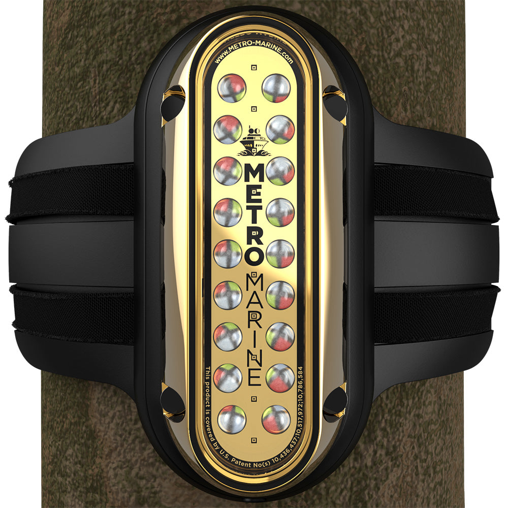 Metro Marine High-Output Vertical Piling Mount Light w/Intelligent Full Spectrum LEDs - RGBW, 45 Beam [F-PME1-V-FS-45] - BuoyMart.com  Underwater Lighting Metro Marine