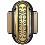 Metro Marine High-Output Vertical Surface Mount Light w/Intelligent Monochromatic LEDs - Aqua, 45 Beam [F-SME1-V-A3-45] - BuoyMart.com  Underwater Lighting Metro Marine