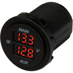 Sea-Dog Round Voltage Meter 5V-15VDC w/Rainbow Dial [421616-1] - BuoyMart.com  Accessories Sea-Dog
