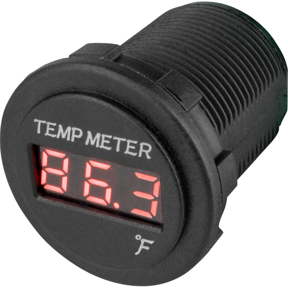 Sea-Dog Round Red LED Temperature Meter [421618-1] - BuoyMart.com  Accessories Sea-Dog