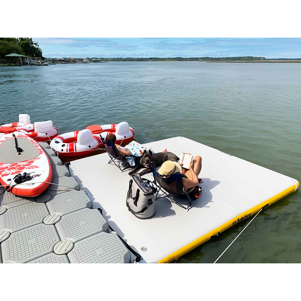 Solstice Watersports 10 x 10 Inflatable Dock [31010] - BuoyMart.com  Inflatable Docks & Mats Solstice Watersports