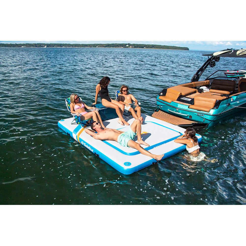 Solstice Watersports 10 x 8 Rec Mesh Dock w/Removable Insert [38180] - BuoyMart.com  Inflatable Docks & Mats Solstice Watersports