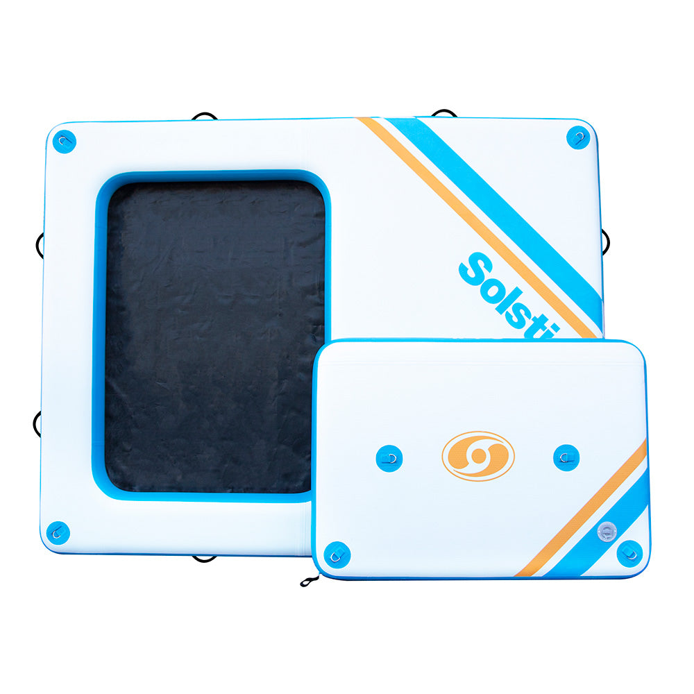 Solstice Watersports 10 x 8 Rec Mesh Dock w/Removable Insert [38180] - BuoyMart.com  Inflatable Docks & Mats Solstice Watersports