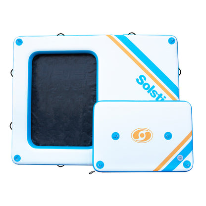 Solstice Watersports 10 x 8 Rec Mesh Dock w/Removable Insert [38180] - BuoyMart.com  Inflatable Docks & Mats Solstice Watersports
