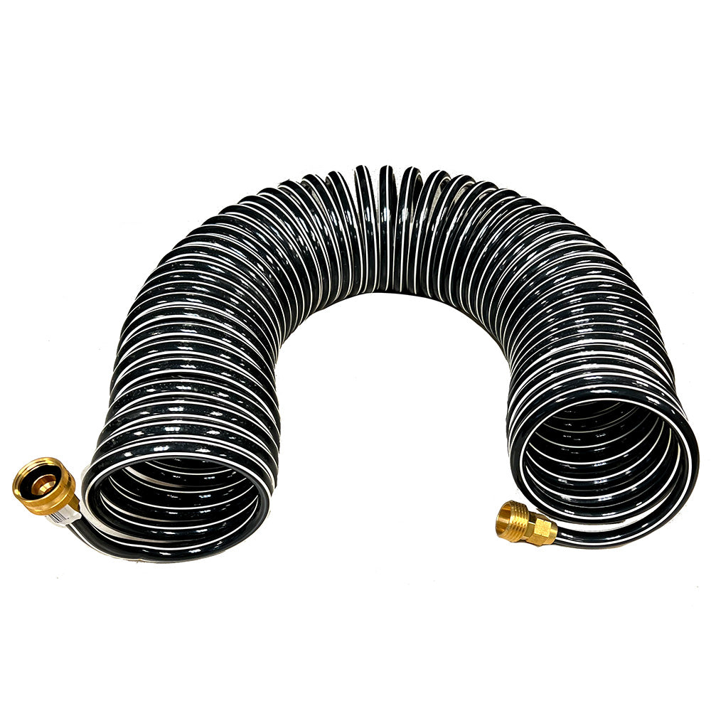 Trident Marine Coiled Wash Down Hose w/Brass Fittings - 50 [167-50] - BuoyMart.com  Cleaning Trident Marine