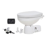 Jabsco Quiet Flush E2 Fresh Water Toilet Regular Bowl - 12V  Soft Close Lid [38045-4192RSP] - BuoyMart.com  Marine Sanitation Jabsco