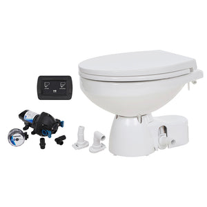 Jabsco Quiet Flush E2 Raw Water Toilet Regular Bowl - 24V  Soft Close Lid [38245-4194RSP] - BuoyMart.com  Marine Sanitation Jabsco