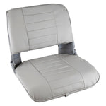 Wise Pro Style Clamshell Fold Down Fishing Seat - Grey [8WD135LS-717] - BuoyMart.com  Seating Wise Seats