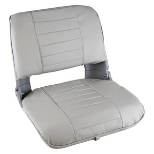 Wise Pro Style Clamshell Fold Down Fishing Seat - Grey [8WD135LS-717] - BuoyMart.com  Seating Wise Seats