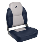 Wise Lund Style High-Back Fishing Seat - Grey/Navy [8WD640PLS-660] - BuoyMart.com  Seating Wise Seats