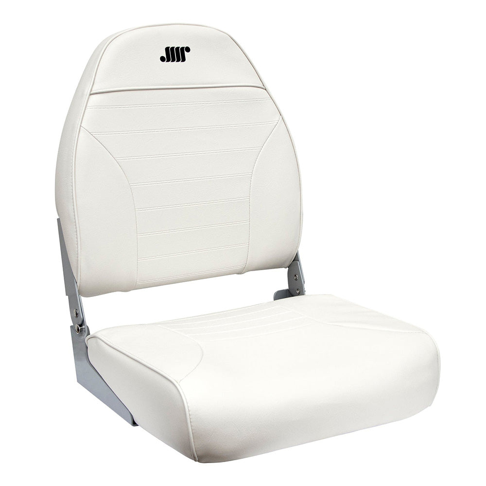 Wise Standard High-Back Fishing Seat - White [8WD588PLS-710] - BuoyMart.com  Seating Wise Seats