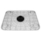 Wise White Rectangular Table - 4 Drink Holders w/Pedestal [8WD944] - BuoyMart.com  Seating Wise Seats