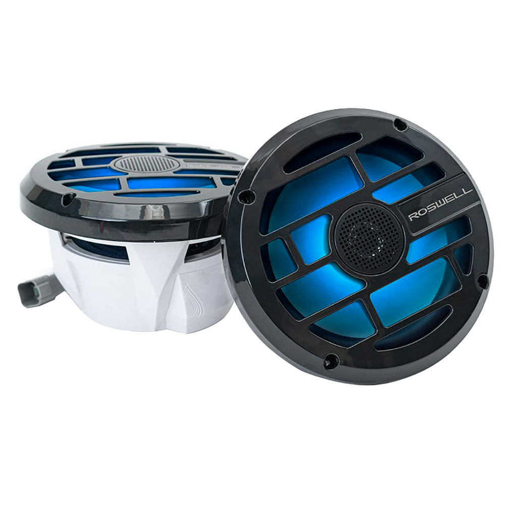 Roswell R Series 6.5 Marine Speakers - Anthracite Grille - 60W RMS  120W Peak Power [C920-1902] - BuoyMart.com  Speakers Roswell Marine