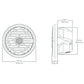 Roswell R1 7.7 Marine Speakers - White - 90W RMS  180W Peak Power [C920-21140] - BuoyMart.com  Speakers Roswell Marine