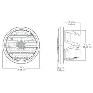 Roswell R1 7.7 Marine Speakers - White - 90W RMS  180W Peak Power [C920-21140] - BuoyMart.com  Speakers Roswell Marine