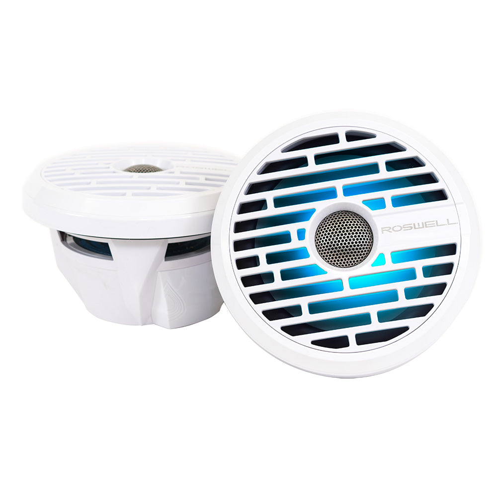 Roswell R1 7.7 Marine Speakers - White - 90W RMS  180W Peak Power [C920-21140] - BuoyMart.com  Speakers Roswell Marine
