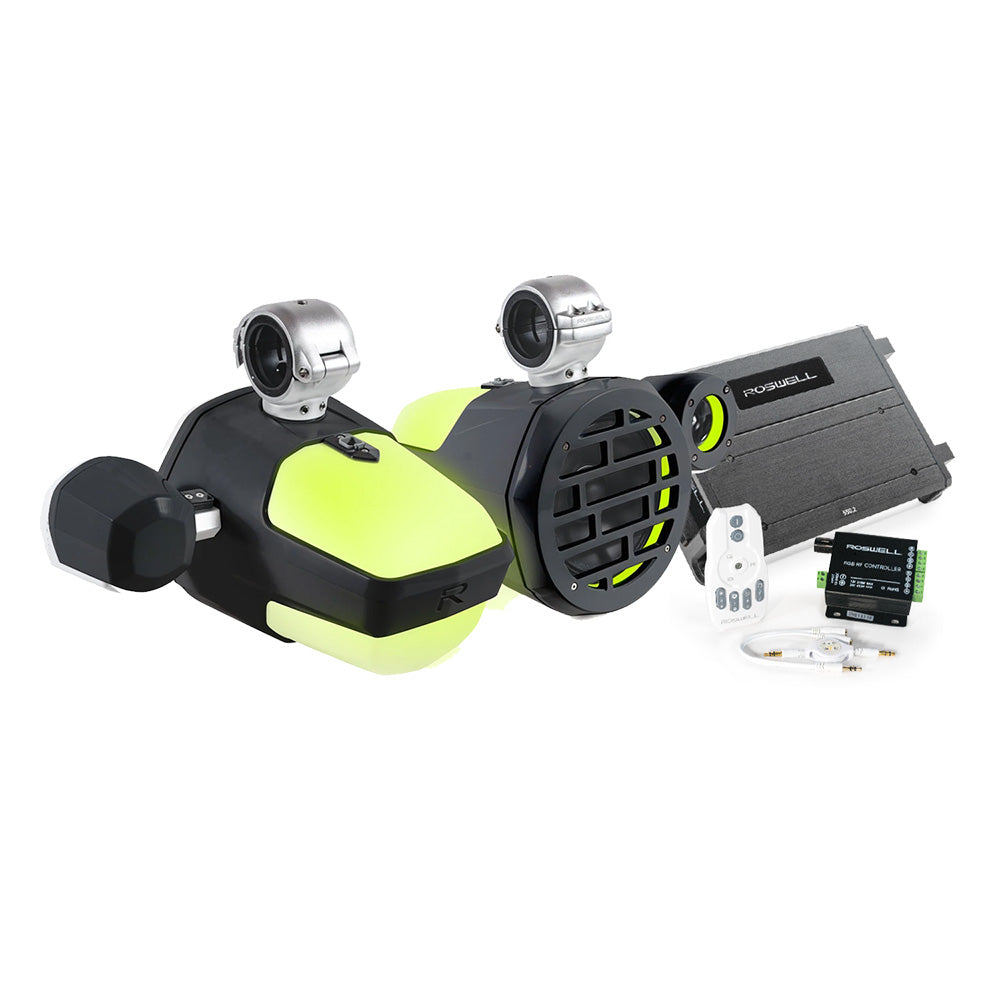 Roswell R1 Pro Marine Audio Package - Black [C920-23121] - BuoyMart.com  Stereos Roswell Marine